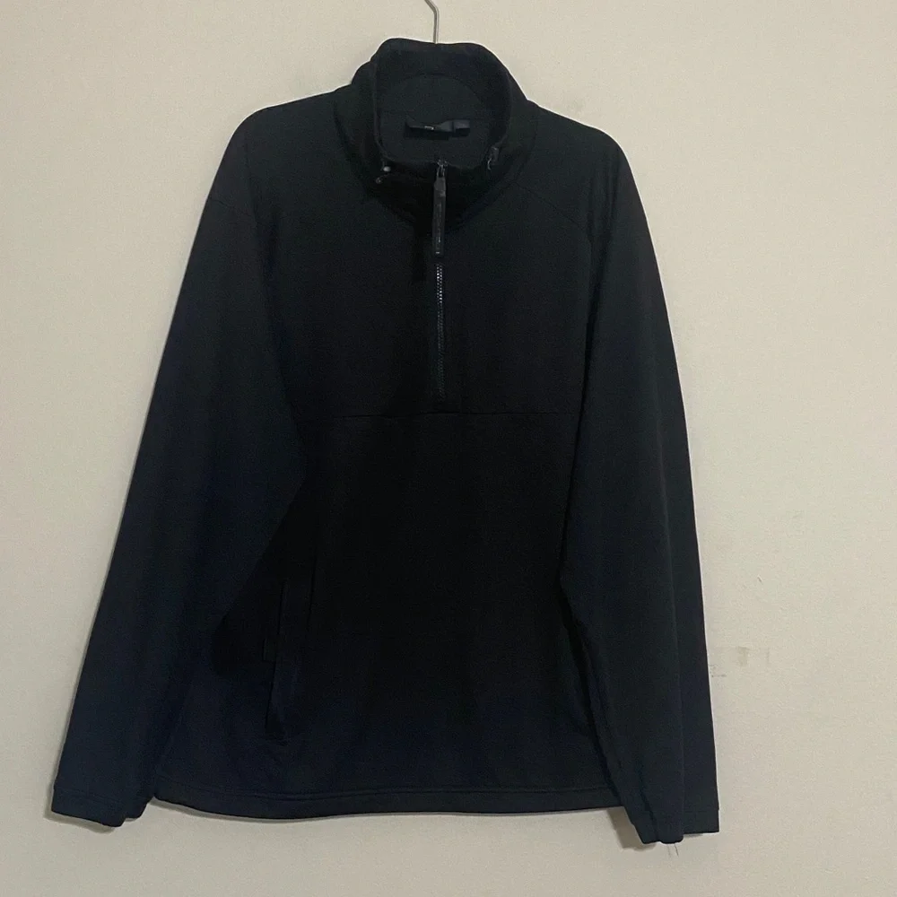 Storm Men's Black Lightweight Quarter-Zip Jacket XL/ TG outdoor hiking camp